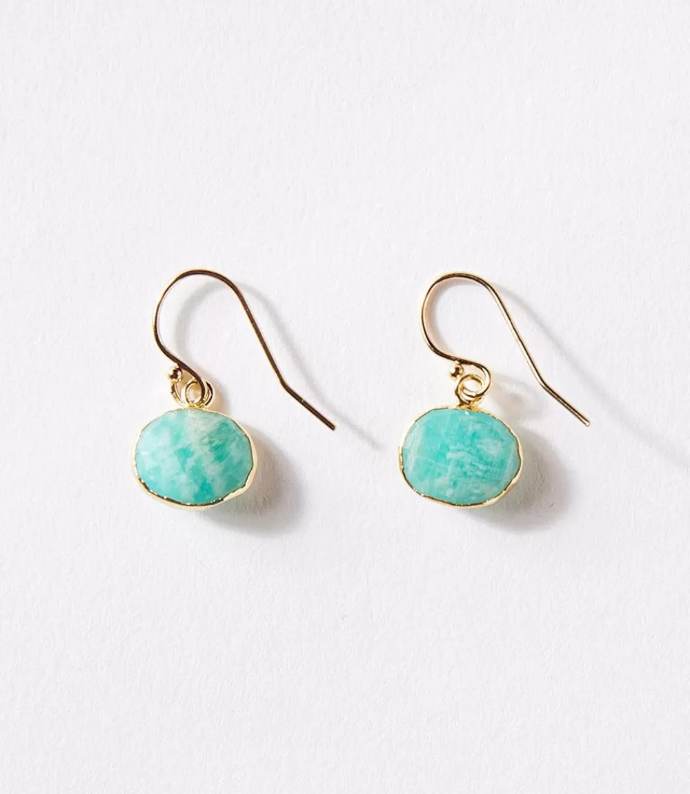 Amazonite Stone Earrings>Karen Kane Discount