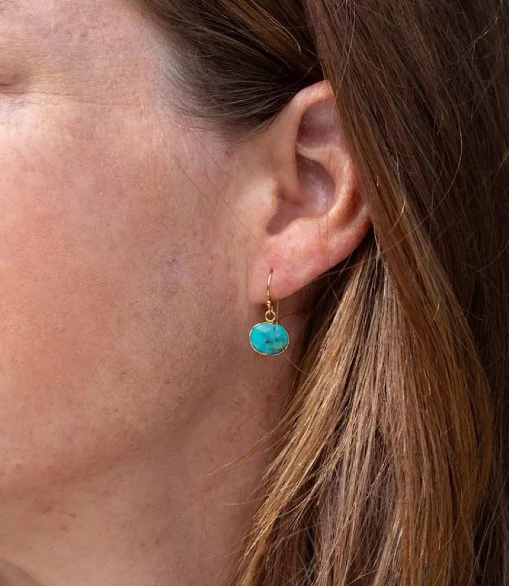 Amazonite Stone Earrings>Karen Kane Discount