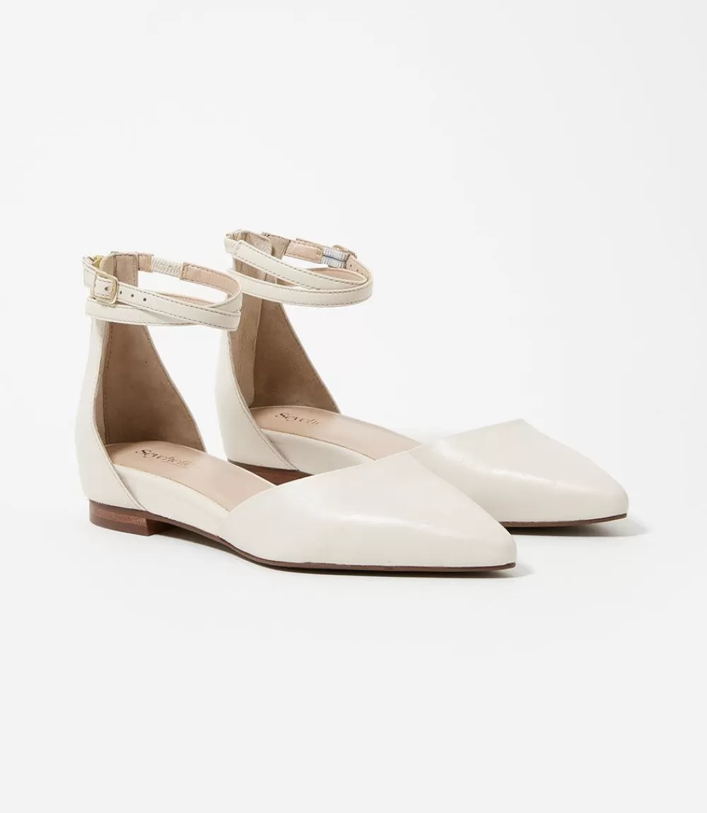 Ankle Strap Pointed Toe Flats>Karen Kane Shop