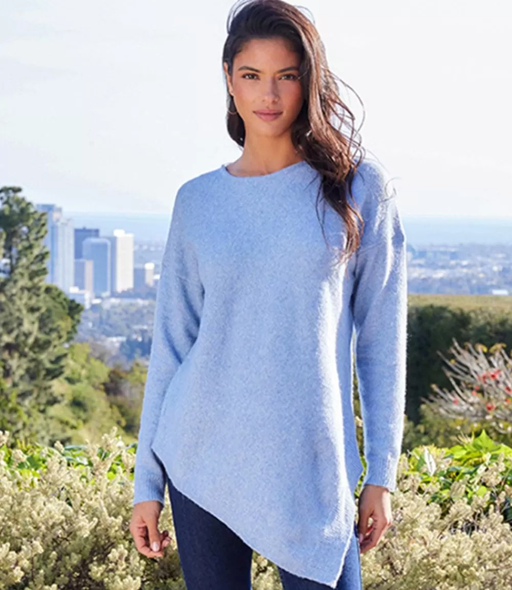 Asymmetric Hem Sweater>Karen Kane Discount