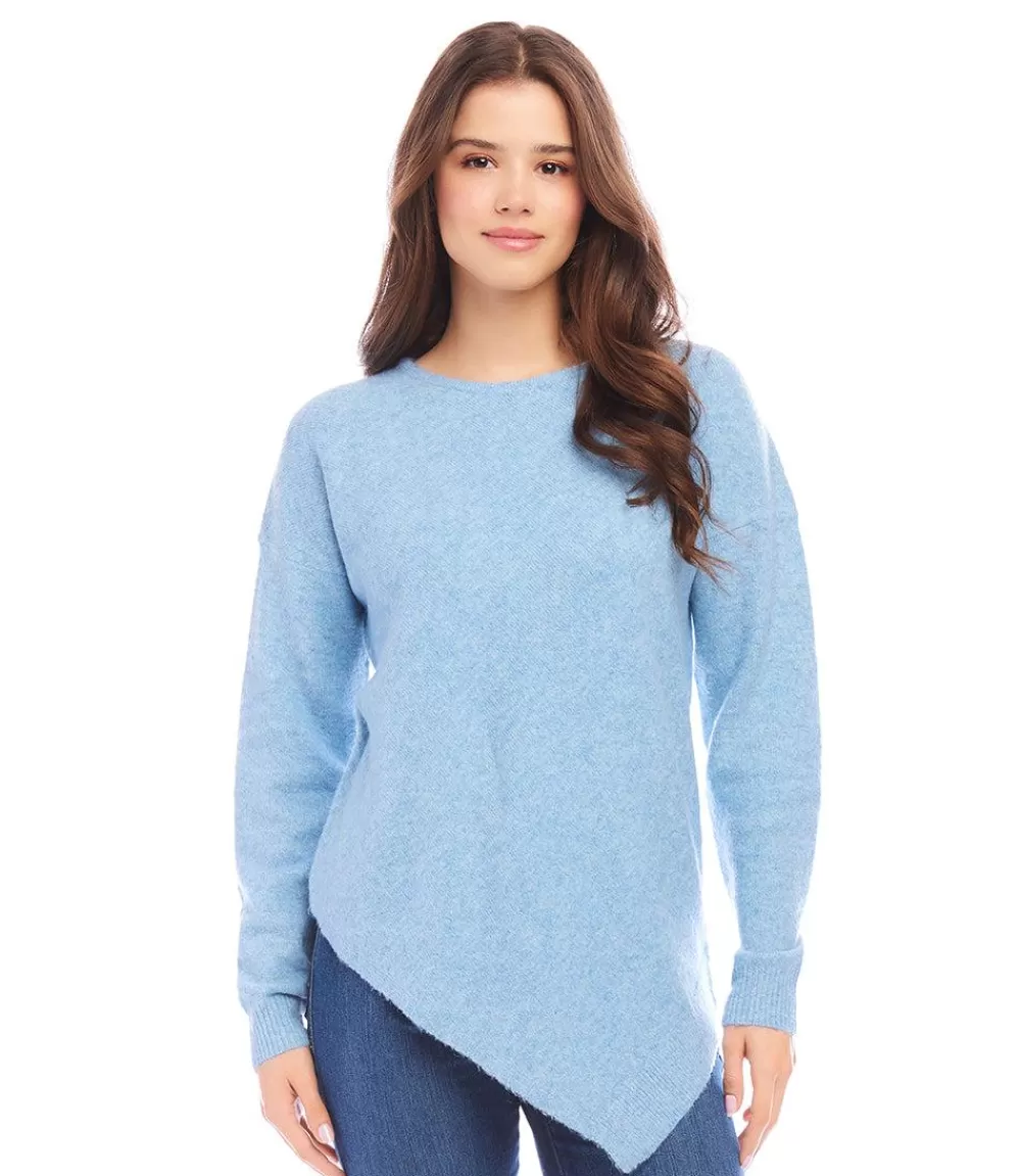 Asymmetric Hem Sweater>Karen Kane Discount