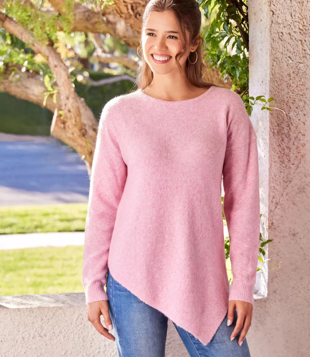 Asymmetric Hem Sweater>Karen Kane Best Sale