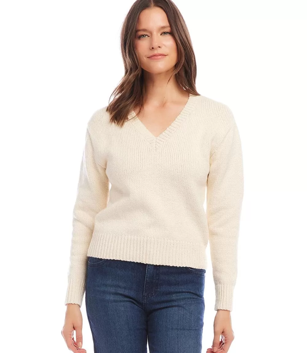 Beachy Knit Sweater>Karen Kane New