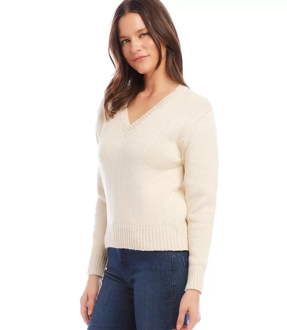 Beachy Knit Sweater>Karen Kane New