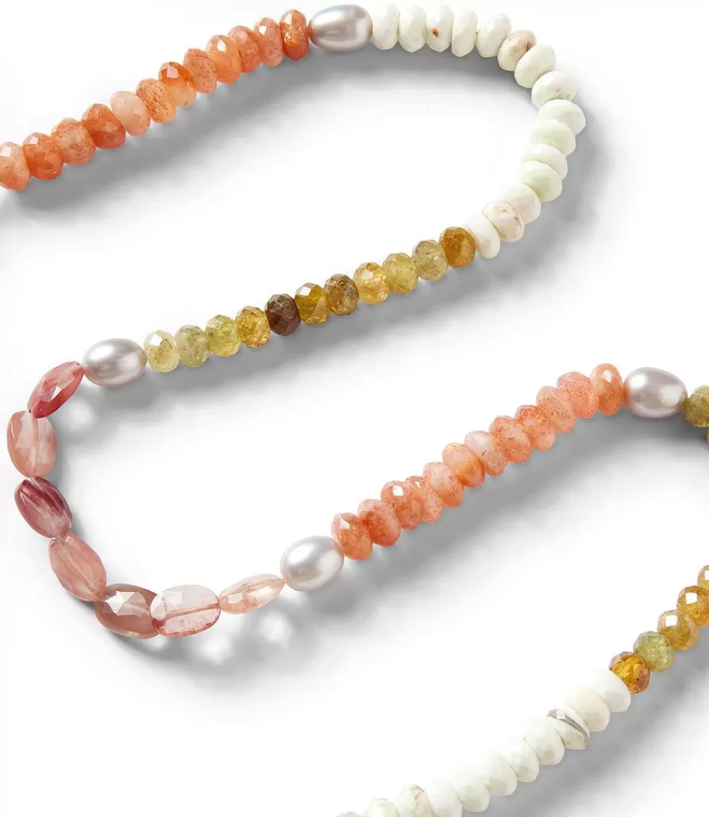 Beaded Gemstone Necklace>Karen Kane Discount