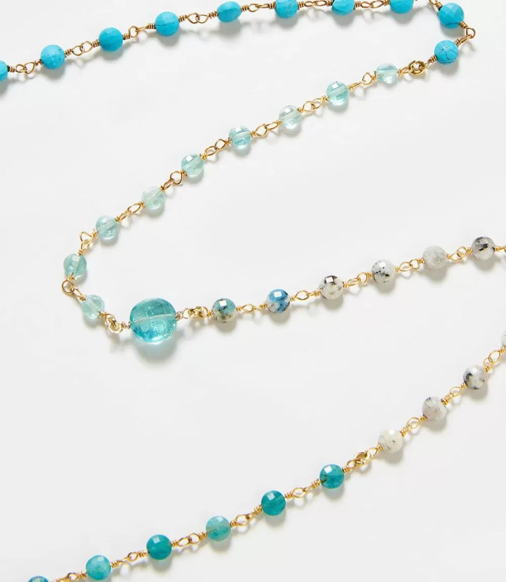 Beaded Gemstone Necklace>Karen Kane Online