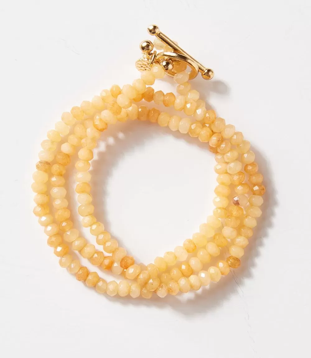 Beaded Gemstone Toggle Bracelet>Karen Kane Store