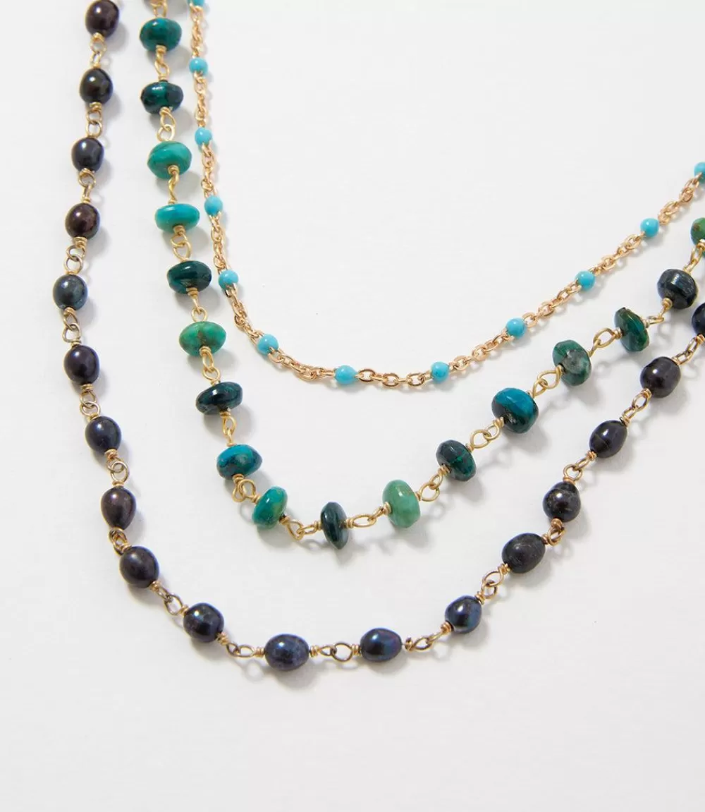 Beaded Multi Strand Necklace>Karen Kane Cheap