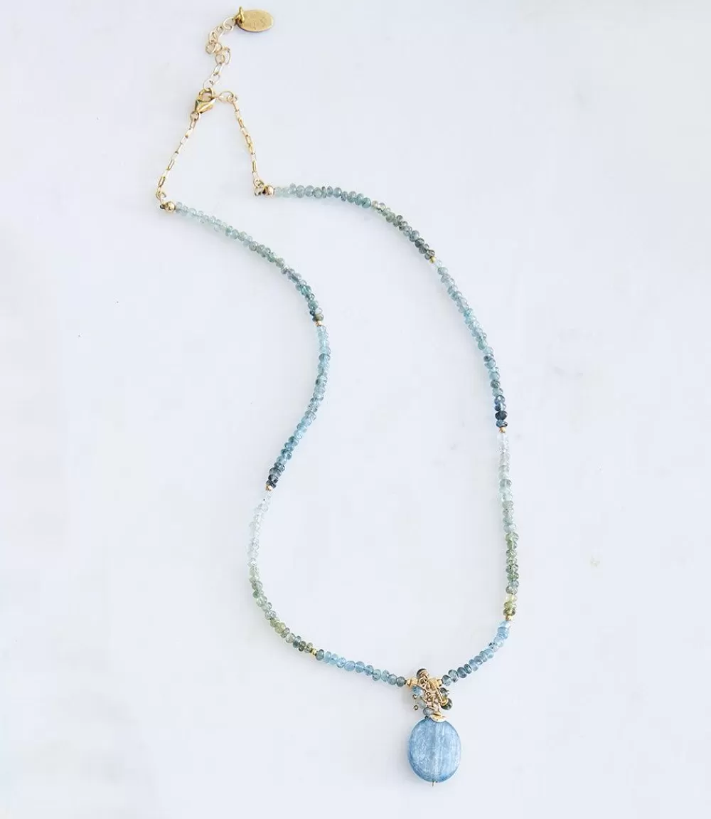 Beaded Pendant Necklace>Karen Kane Online