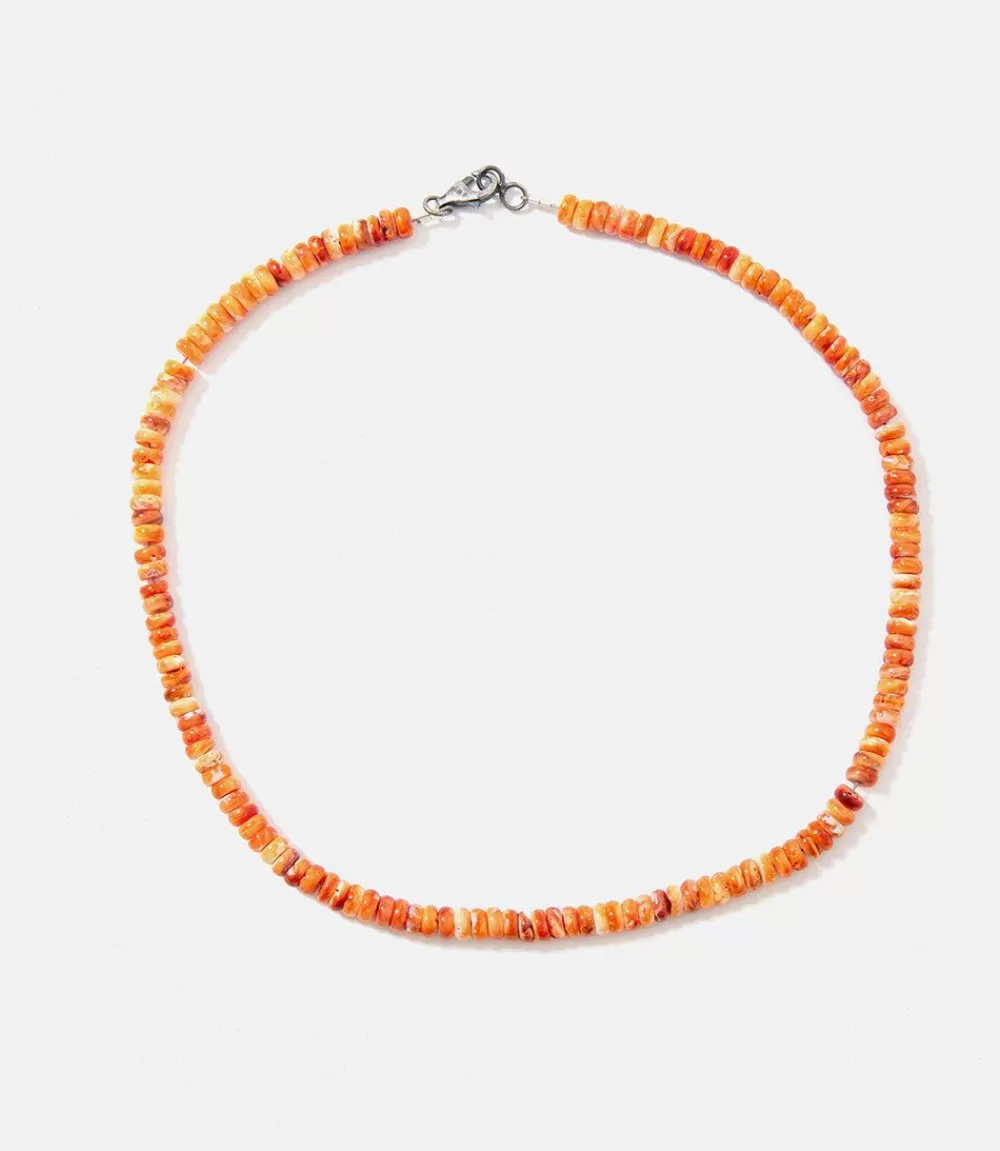 Beaded Spiny Oyster Necklace>Karen Kane Clearance