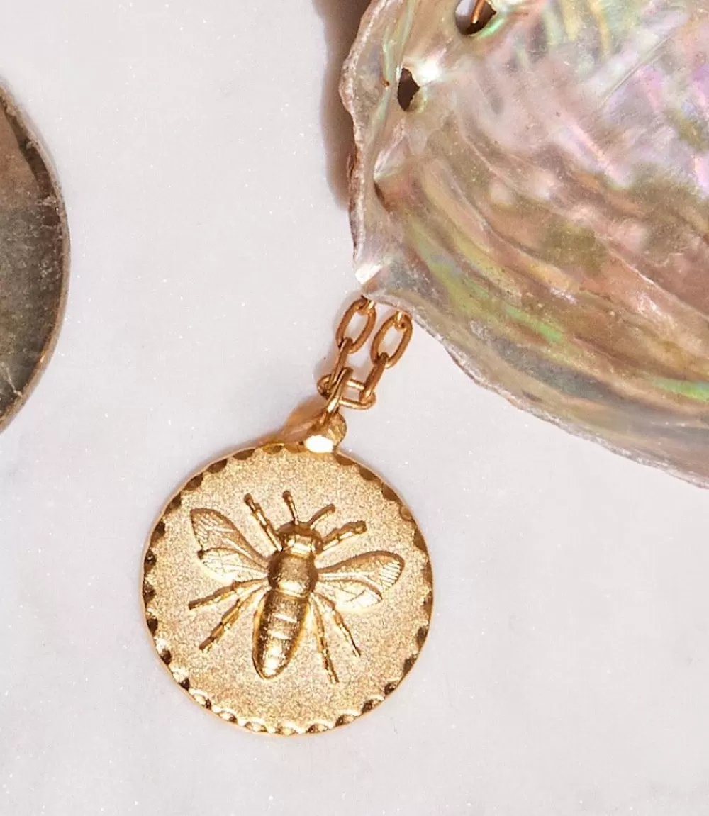 Bee Pendant Necklace>Karen Kane Clearance