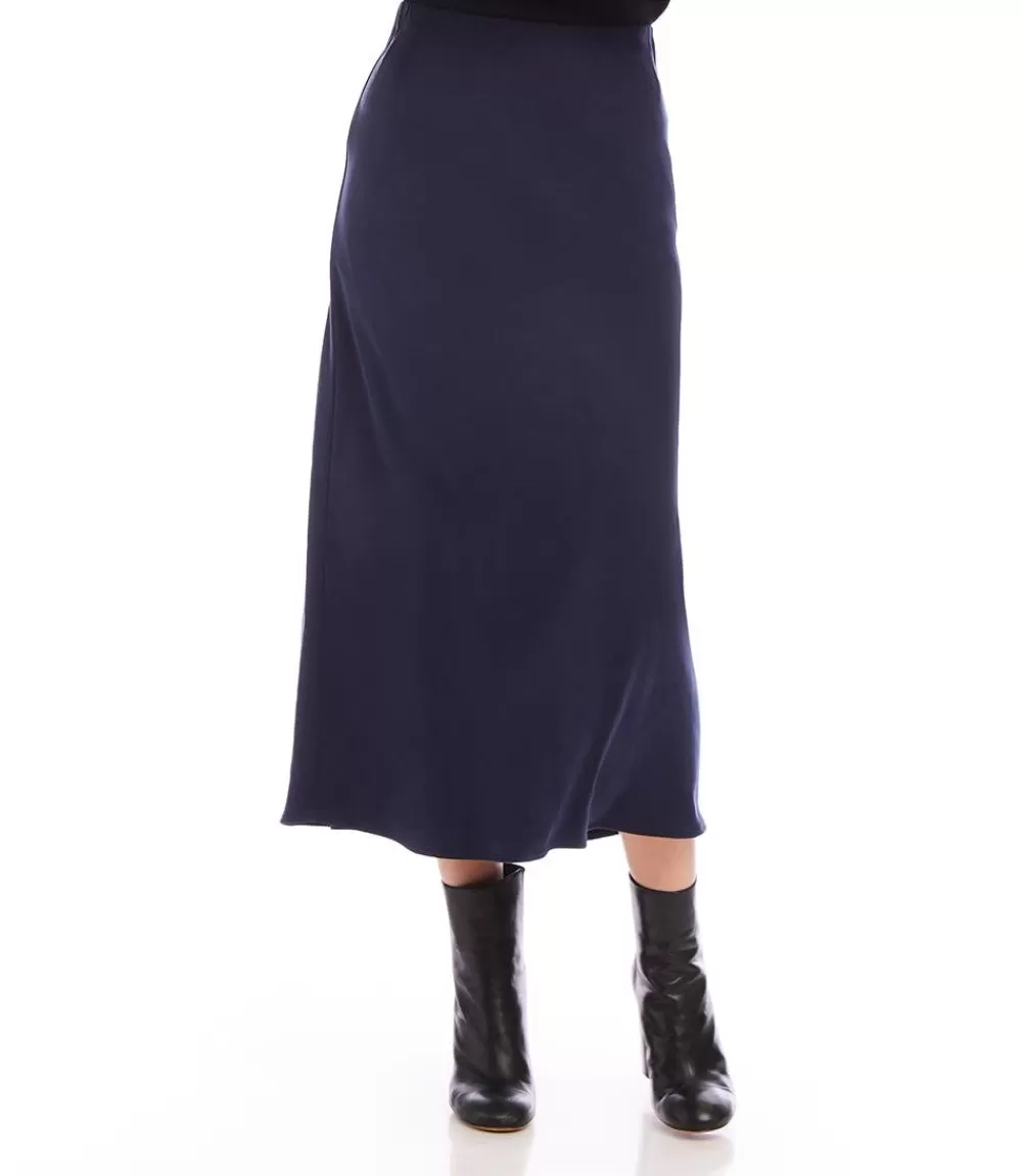 Bias Cut Midi Skirt>Karen Kane Flash Sale