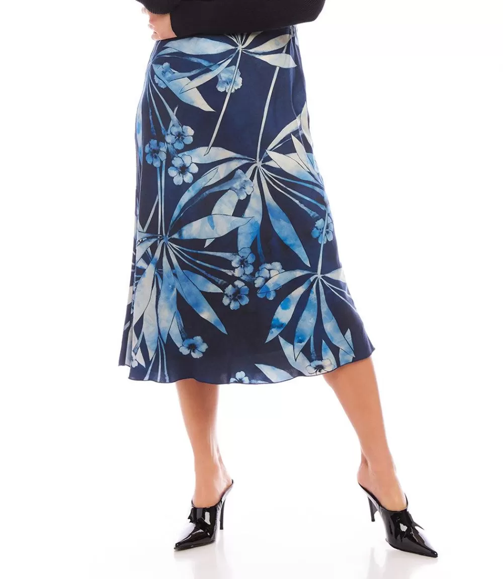 Bias Cut Midi Skirt>Karen Kane Cheap