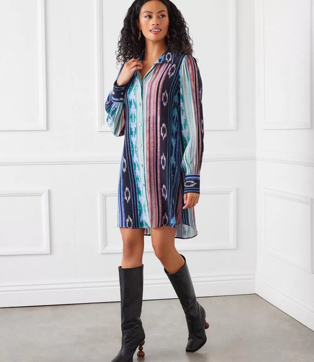 Blouson Sleeve Shirtdress>Karen Kane Sale