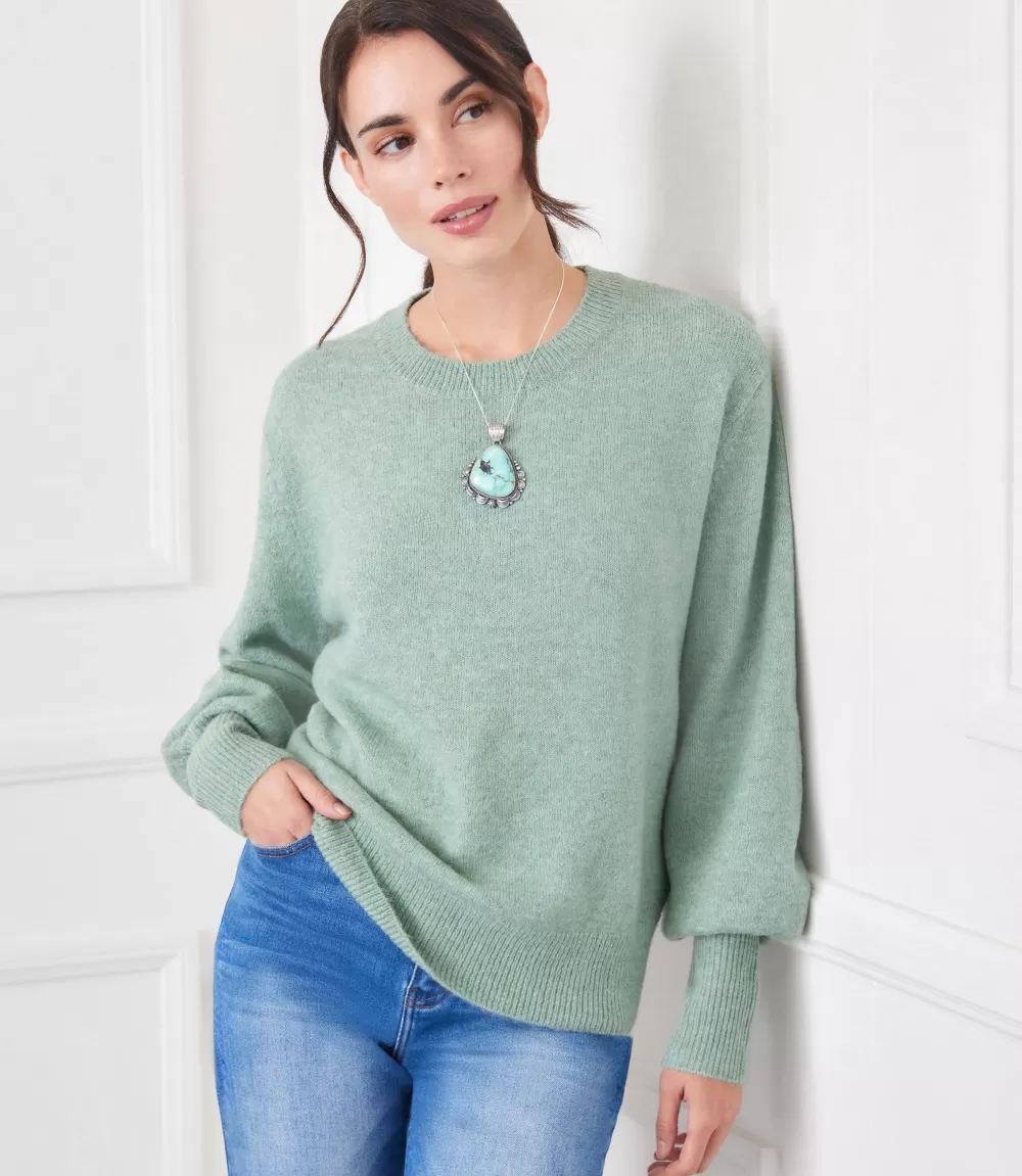 Blouson Sleeve Sweater>Karen Kane Discount