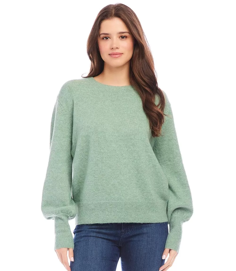 Blouson Sleeve Sweater>Karen Kane Discount