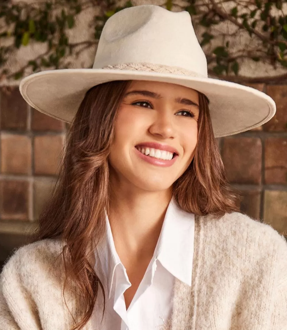 Braided Trim Fedora Hat>Karen Kane Cheap