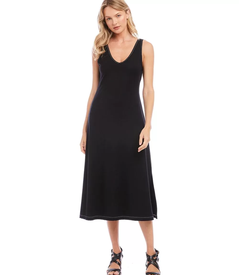 Brigitte Strolling Midi Dress>Karen Kane Discount