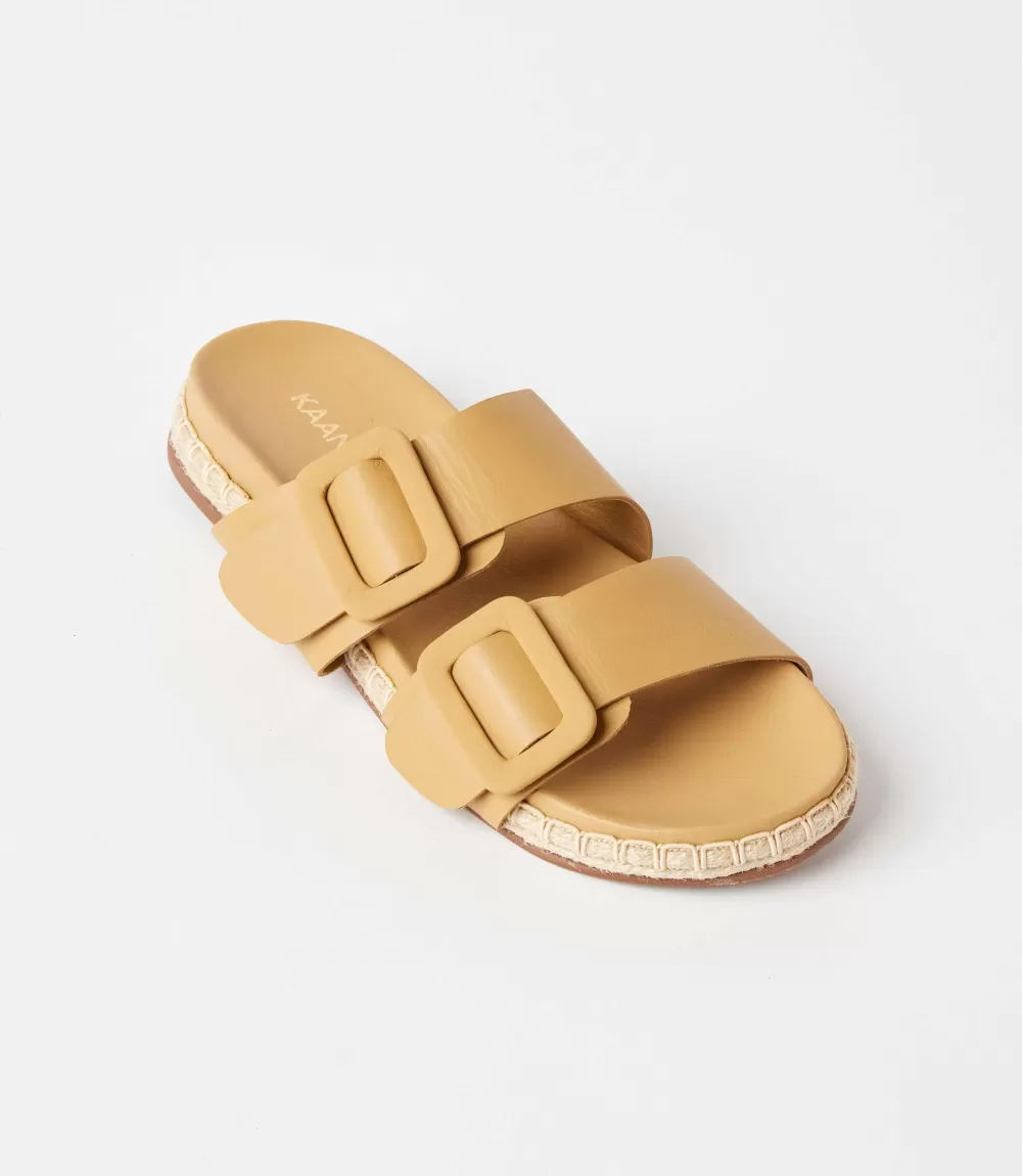 Buckled Leather Sandals>Karen Kane Outlet