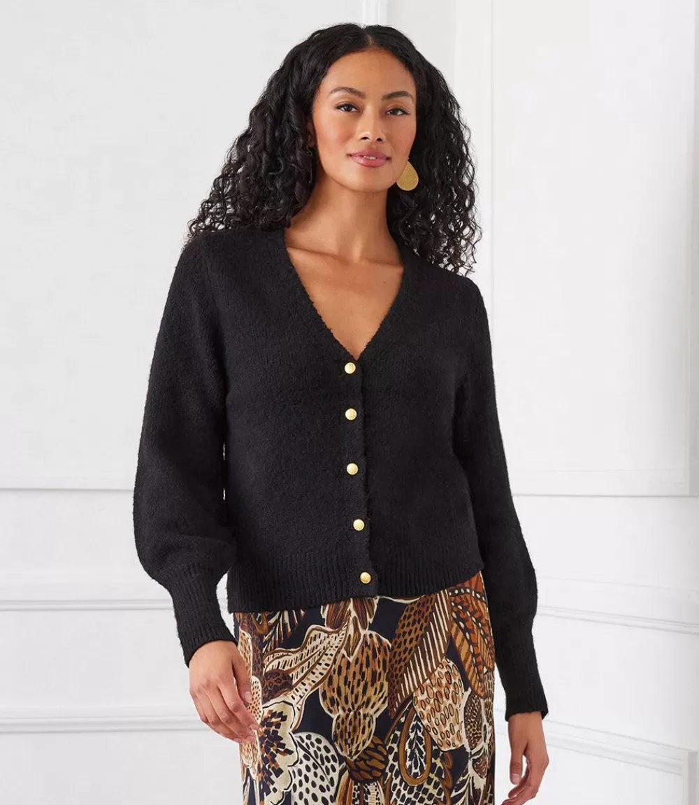 Button Up Cardigan Sweater>Karen Kane Best Sale