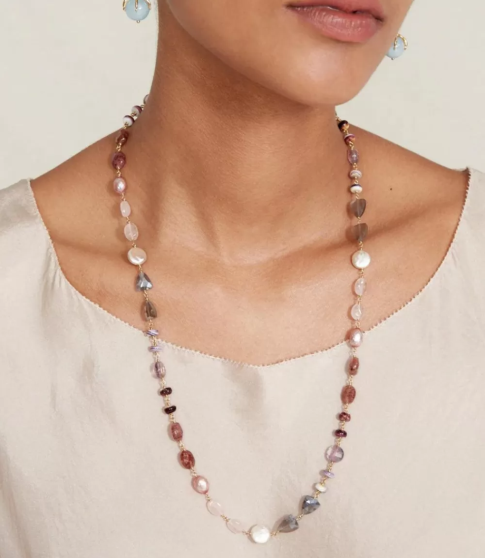 Chan Luu Gemstone And Pearl Necklace>Karen Kane Sale