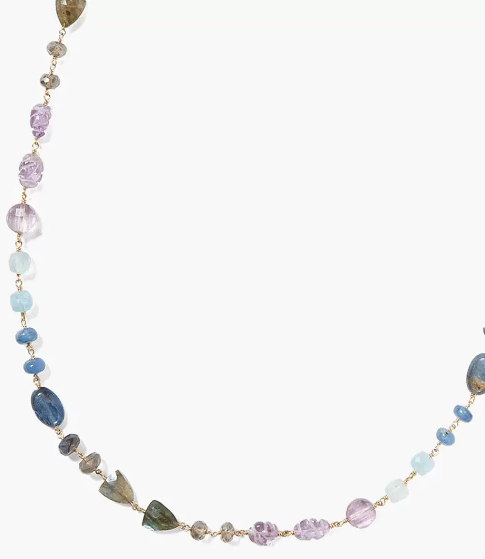 Chan Luu Gemstone And Pearl Necklace>Karen Kane New