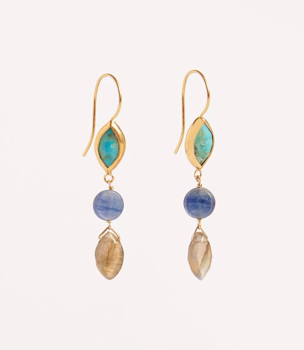 Chan Luu Triple Drop Earrings>Karen Kane Cheap