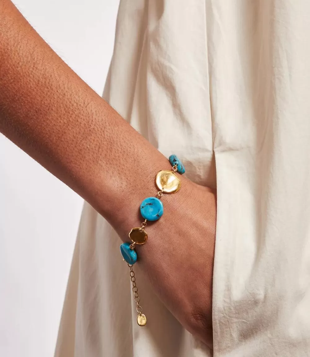 Chan Luu Turquoise Disc Station Bracelet>Karen Kane Hot