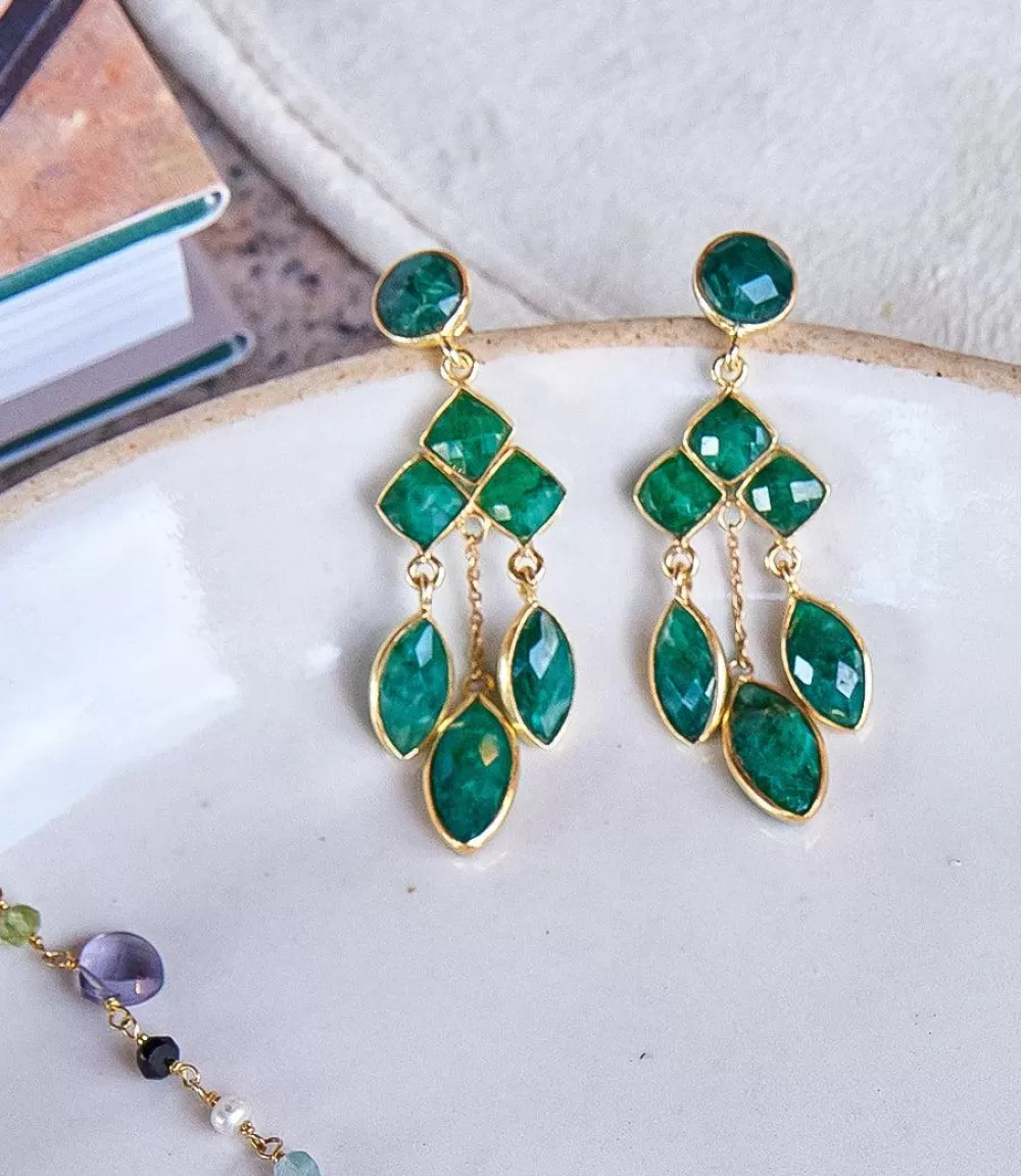 Chandelier Gemstone Earrings>Karen Kane Clearance