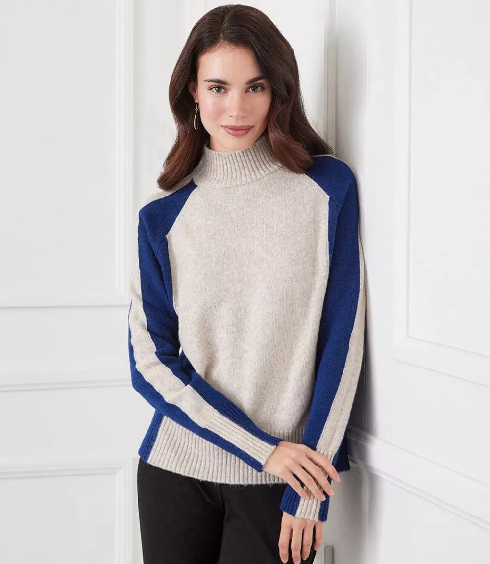 Colorblock Sweater>Karen Kane Fashion