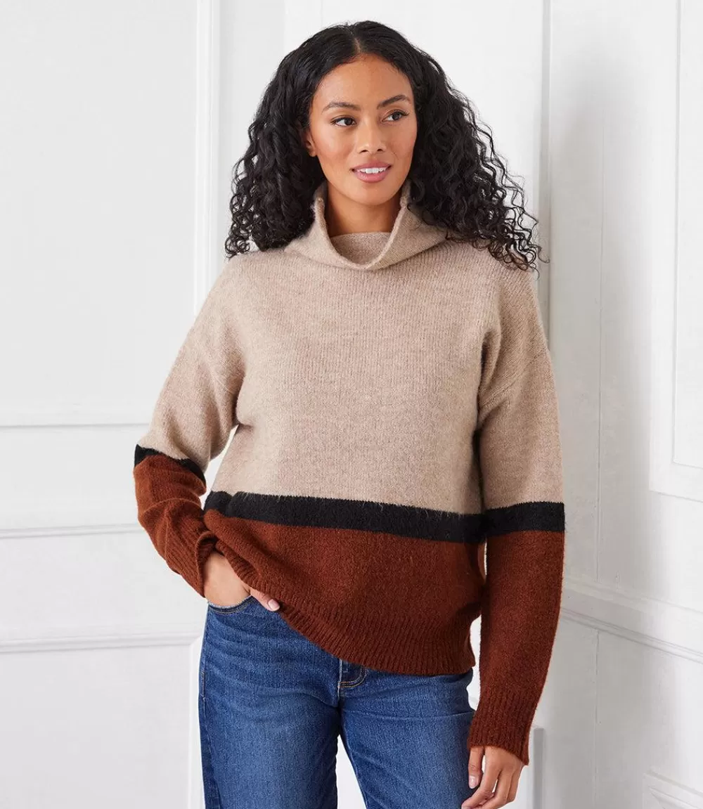 Colorblock Sweater>Karen Kane Cheap