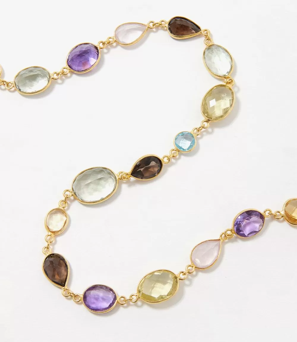 Colorful Gemstone Necklace>Karen Kane Hot