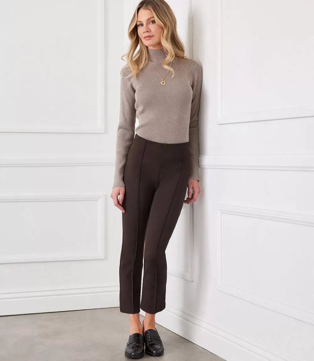 Cropped Pintuck Pants>Karen Kane Best