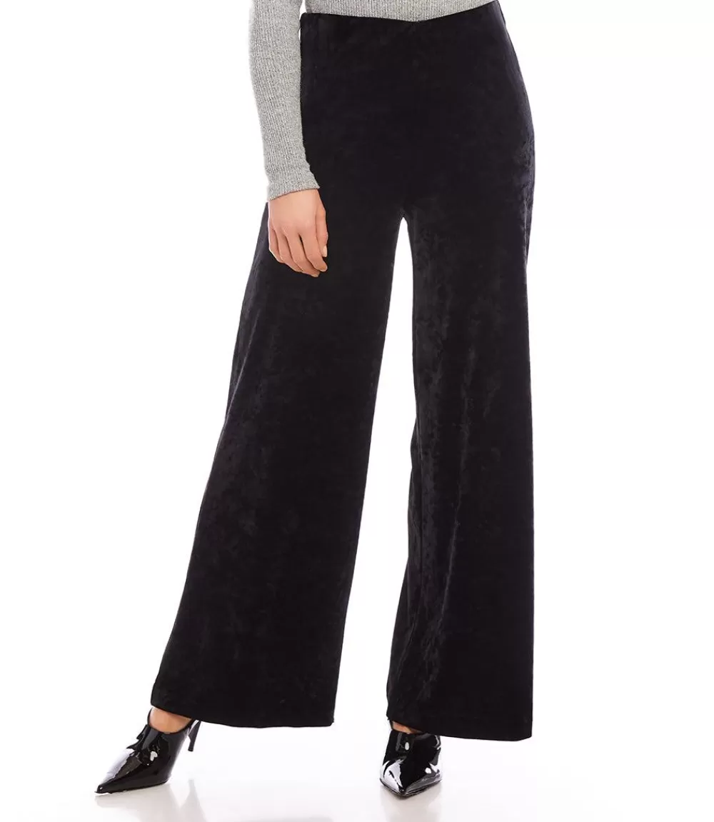 Crushed Velvet Pants>Karen Kane Clearance