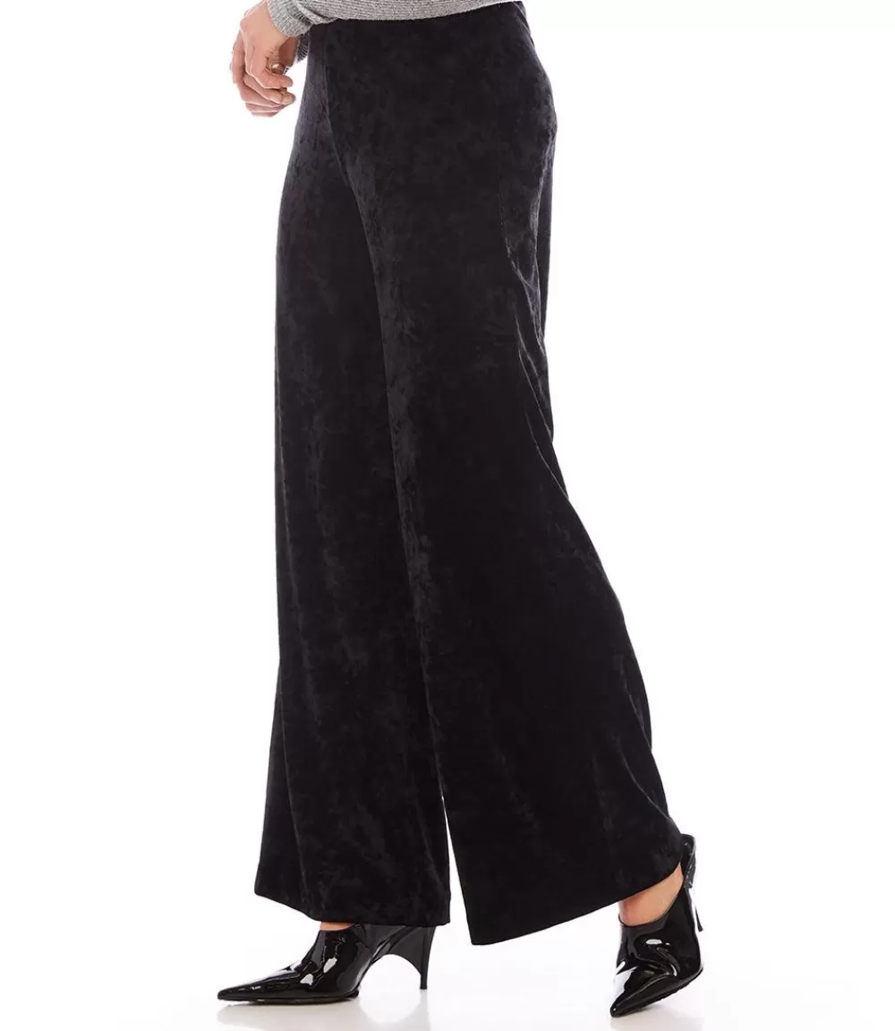 Crushed Velvet Pants>Karen Kane Clearance