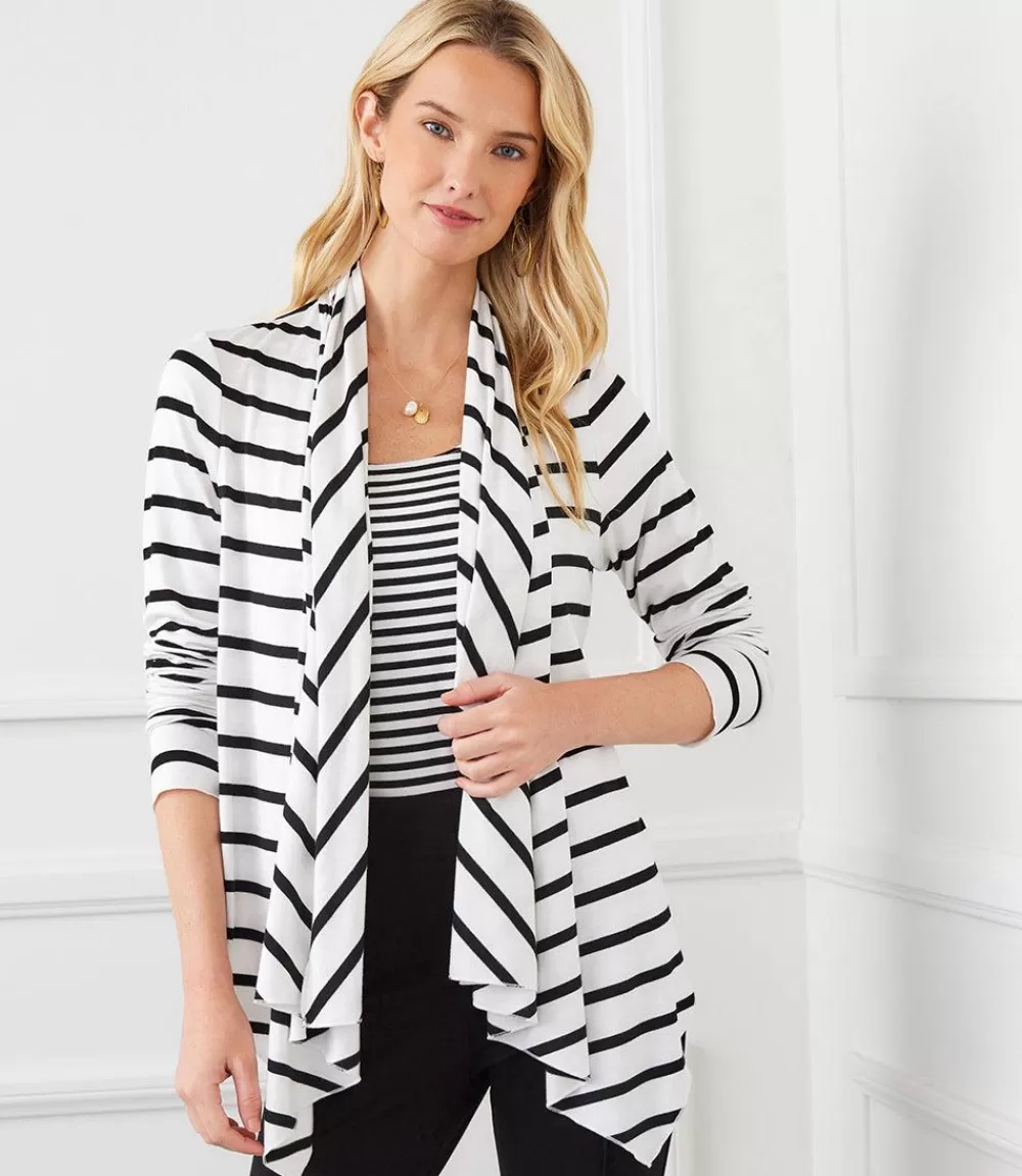 Drape Front Cardigan>Karen Kane Cheap