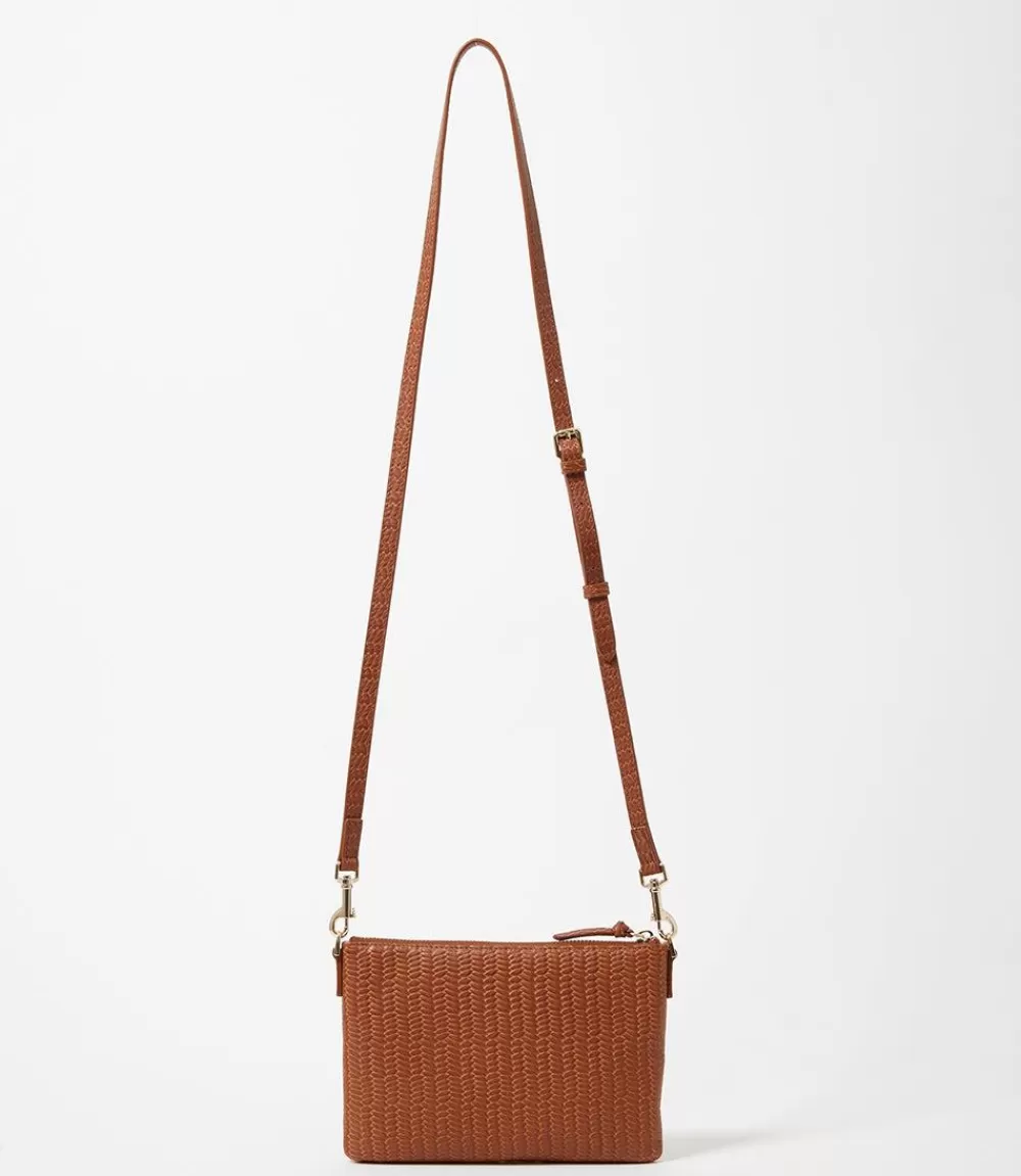 Embossed Leather Crossbody Bag>Karen Kane Best