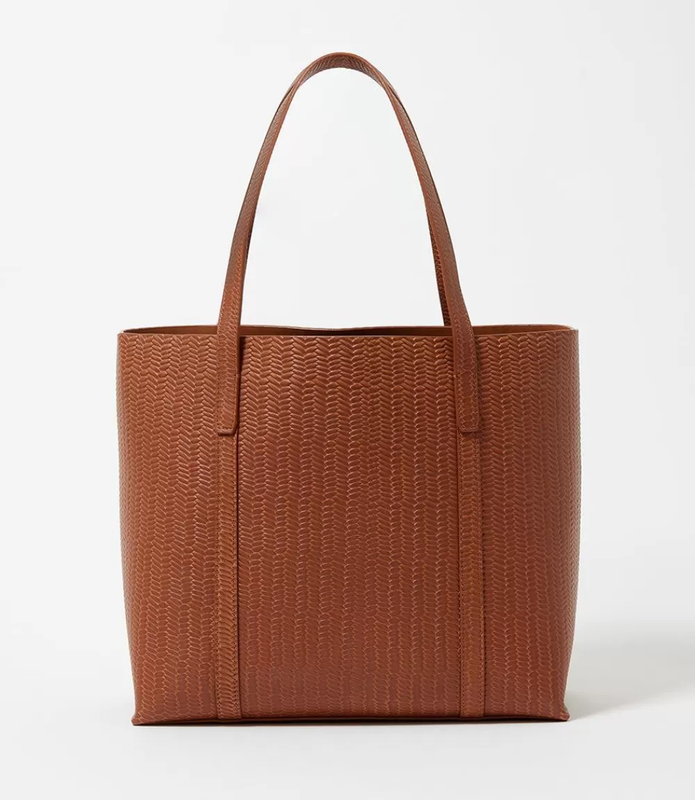 Embossed Leather Tote>Karen Kane Sale