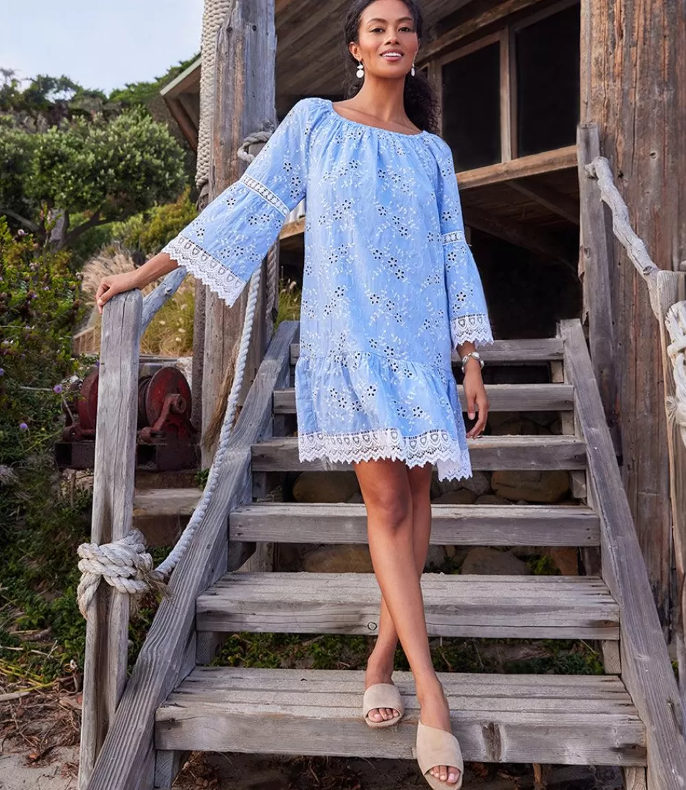 Embroidered Mixed Lace Dress>Karen Kane Best Sale