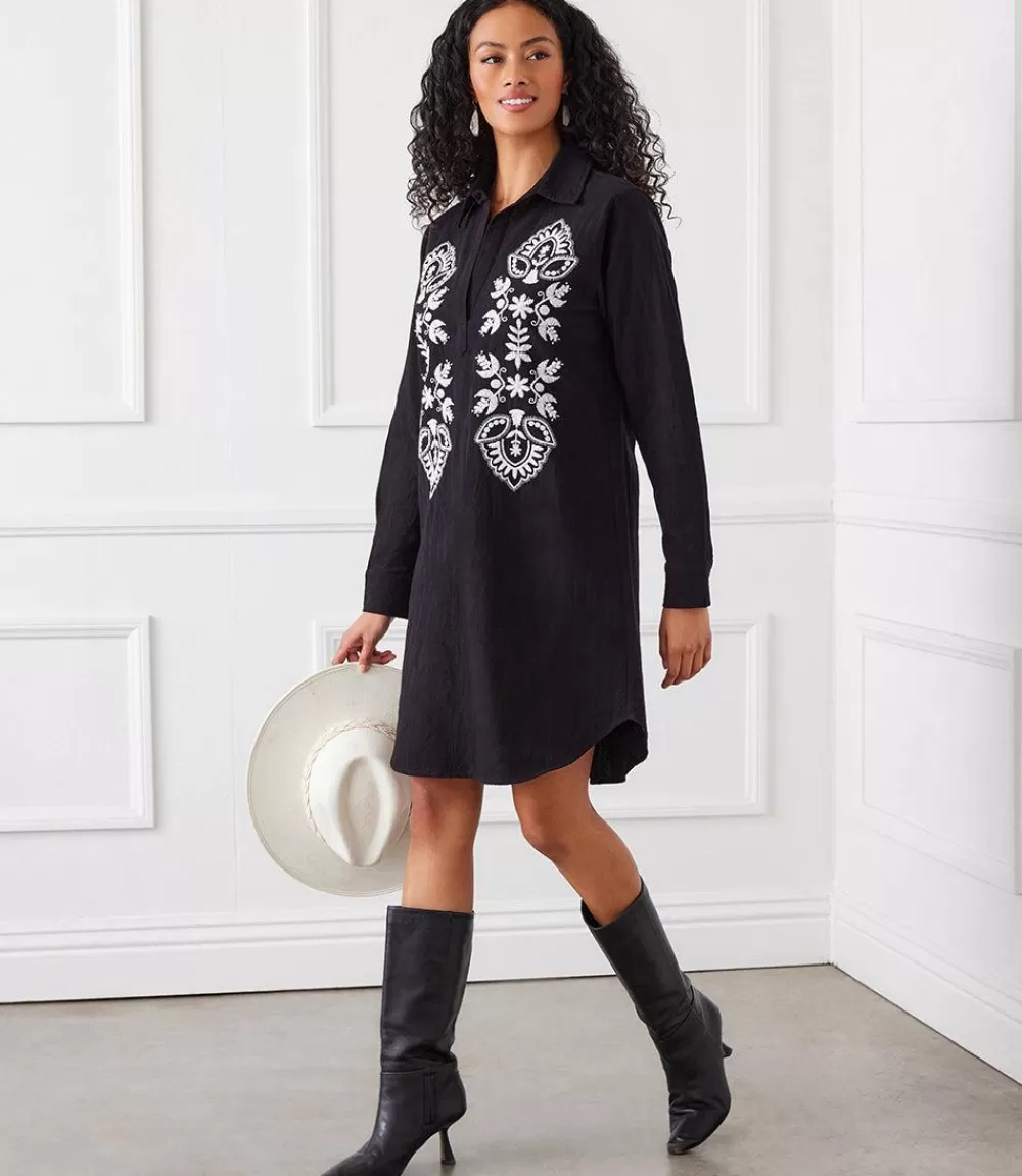 Embroidered Shirtdress>Karen Kane Best Sale