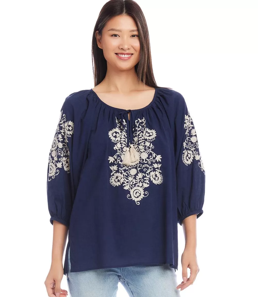 Embroidered Tunic>Karen Kane Online