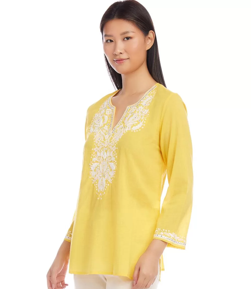 Embroidered Tunic>Karen Kane Fashion