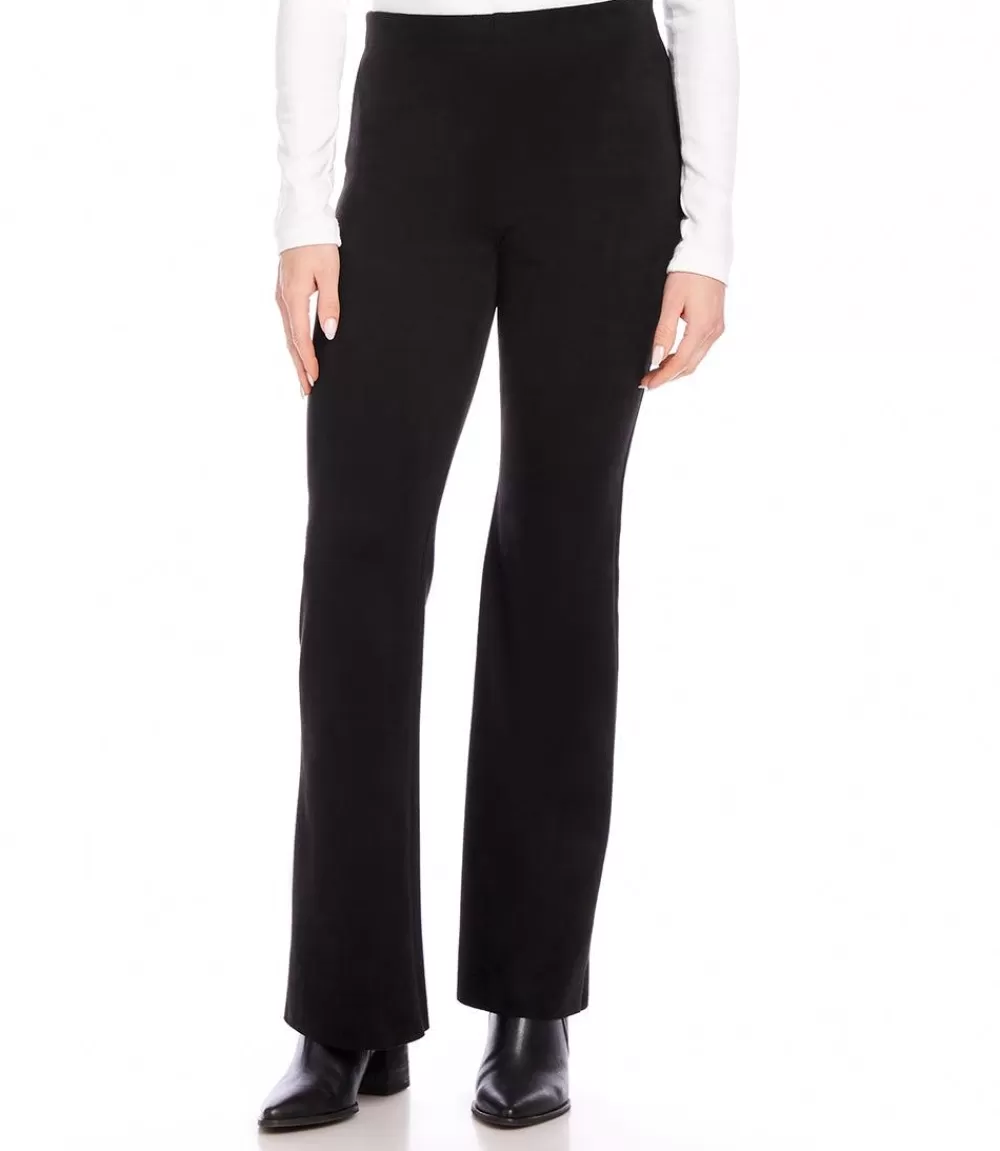 Faux Suede Bootcut Pants>Karen Kane Sale