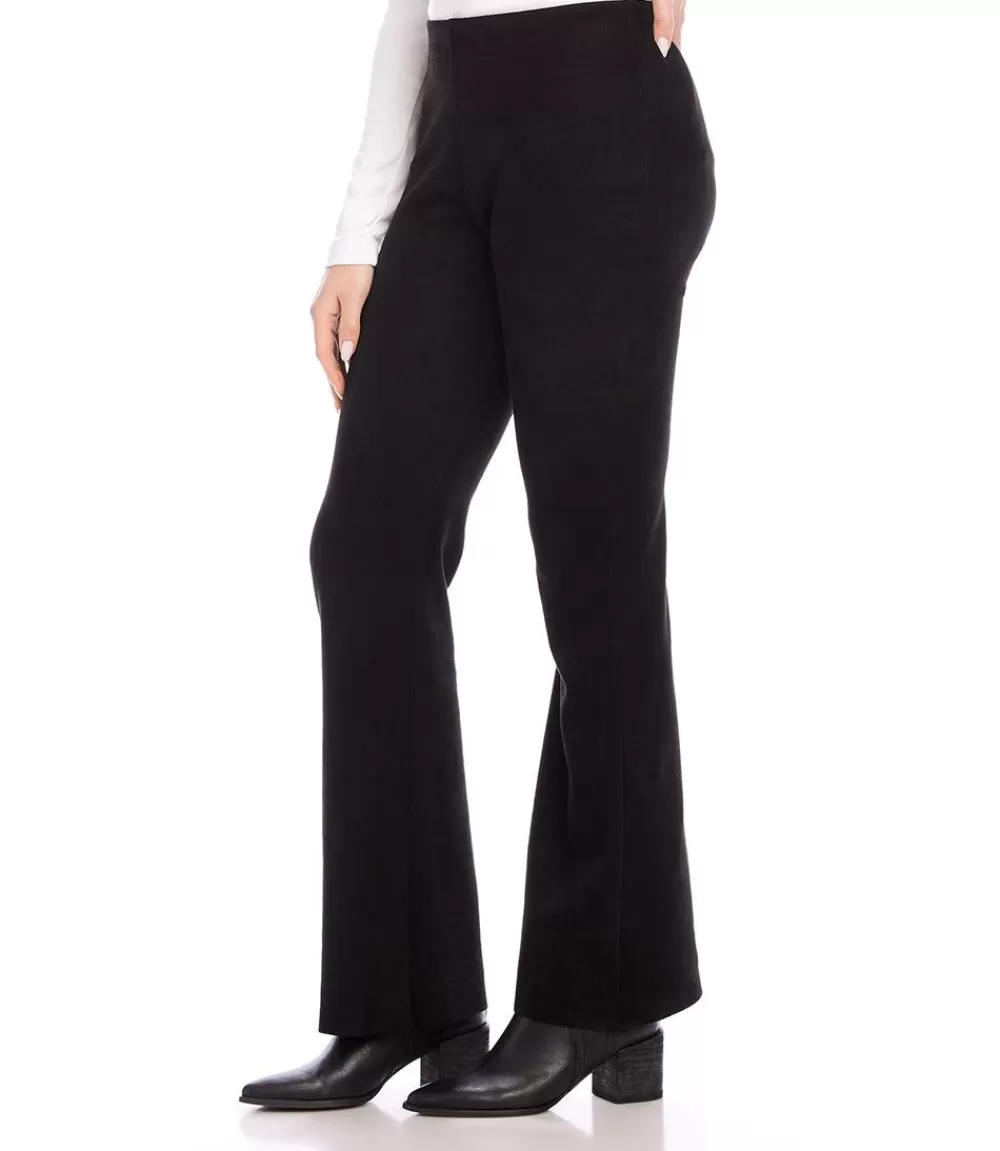 Faux Suede Bootcut Pants>Karen Kane Sale