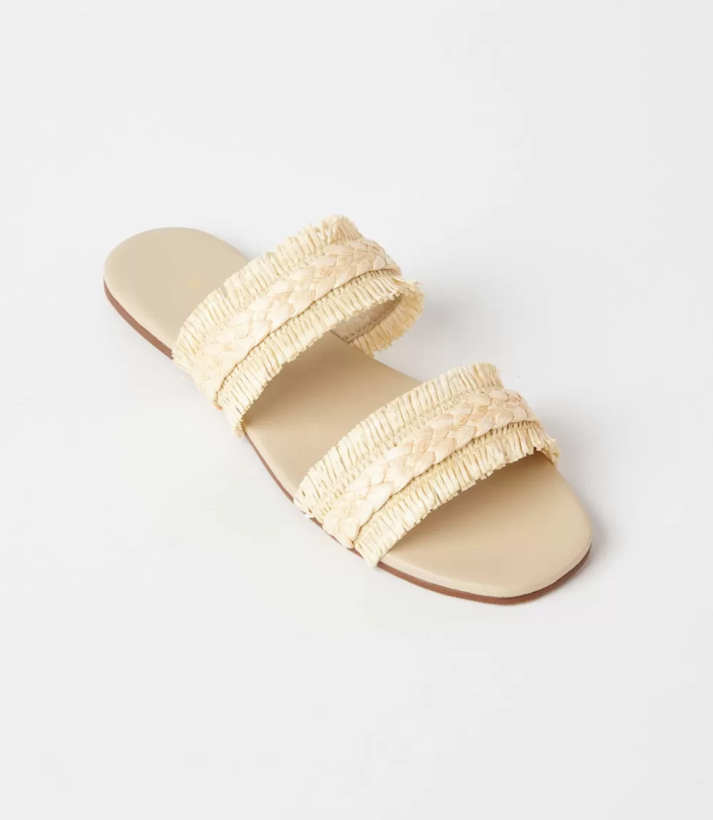 Frayed Double Band Sandals>Karen Kane Shop