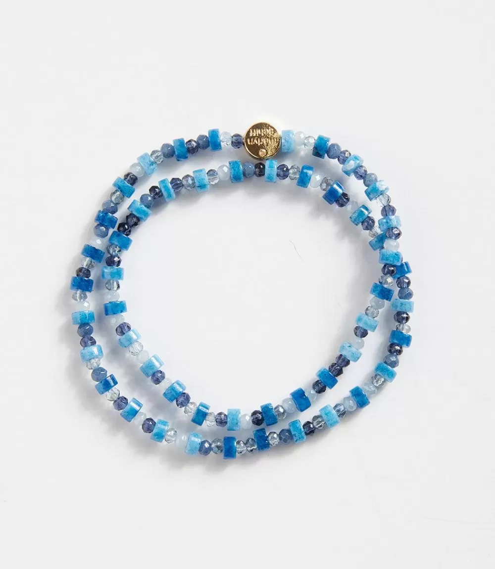 Gemstone And Pearl Stretch Bracelet>Karen Kane Clearance