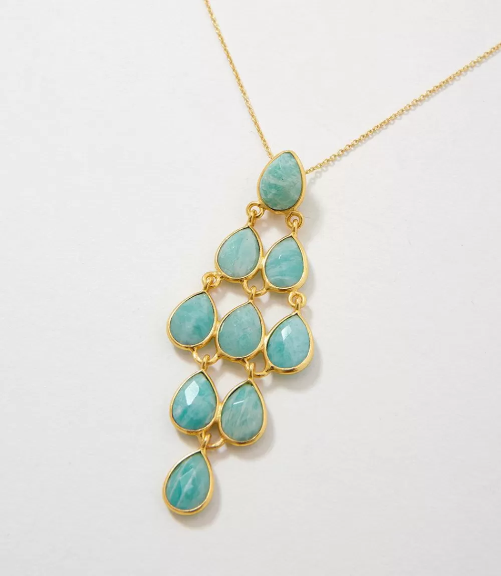 Gemstone Chandelier Necklace>Karen Kane Best