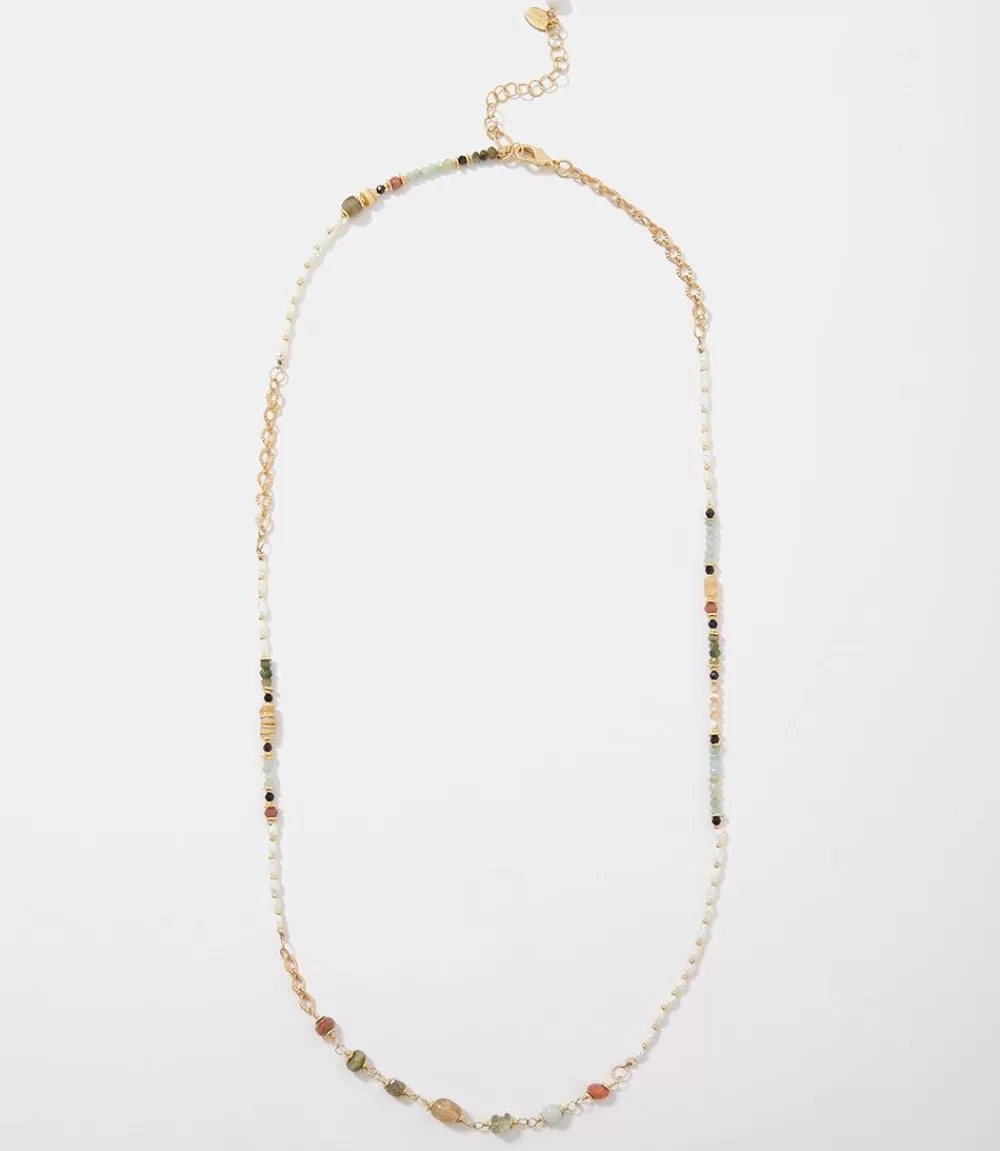 Gemstone Collage Necklace>Karen Kane Best