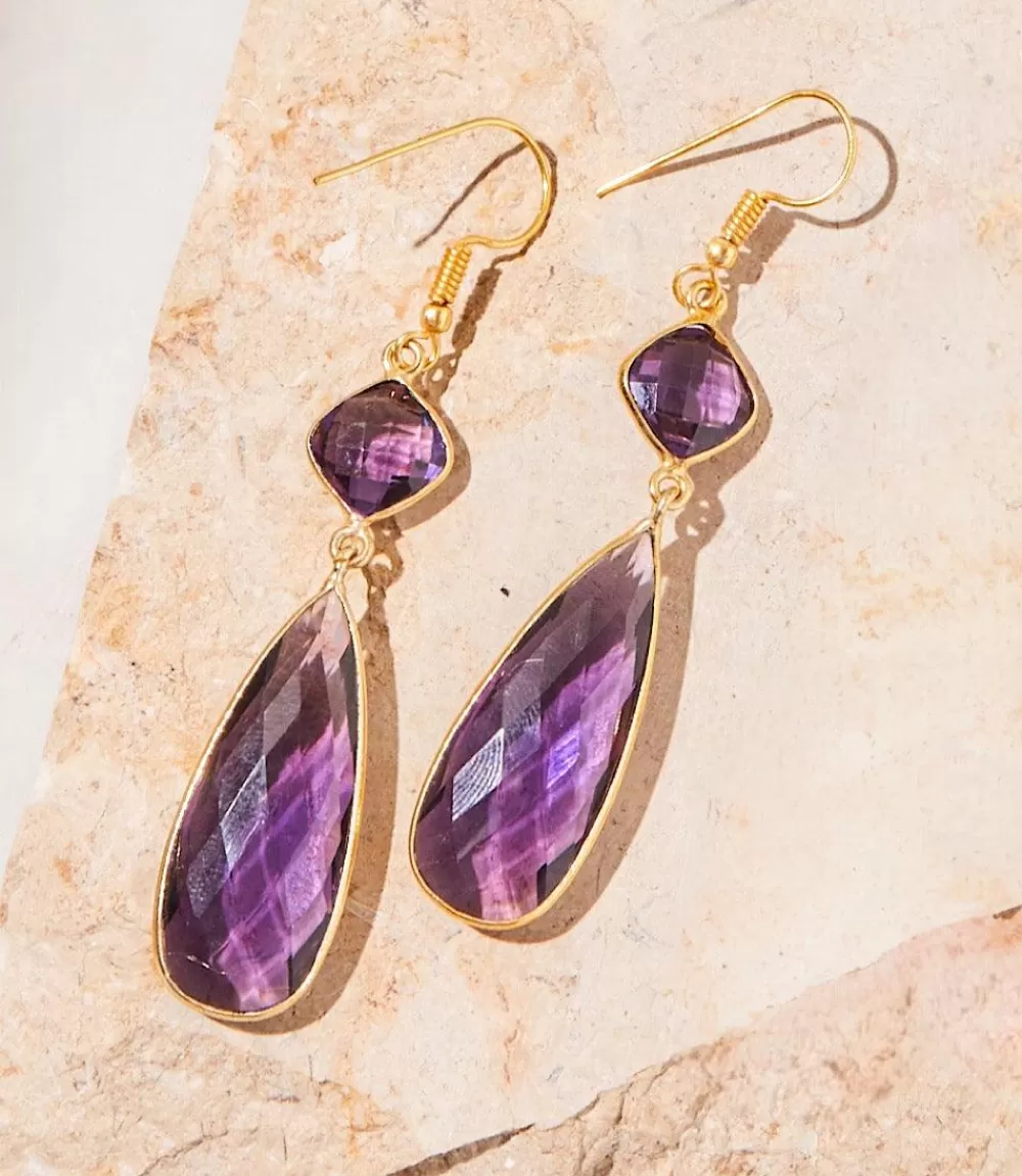 Gemstone Drop Earrings>Karen Kane Best Sale