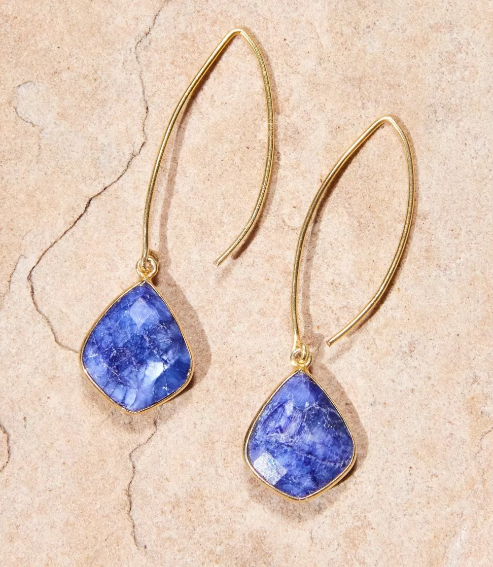 Gemstone Drop Earrings>Karen Kane Hot